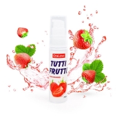 Гель-смазка Tutti-frutti с земляничным вкусом - 30 гр. - Биоритм - купить с доставкой в Тюмени