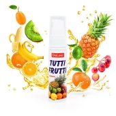 Гель-смазка Tutti-frutti со вкусом тропических фруктов - 30 гр. - Биоритм - купить с доставкой в Тюмени