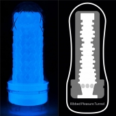 Светящийся в темноте мастурбатор Lumino Play Masturbator Ribbed - Lovetoy - в Тюмени купить с доставкой