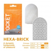 Карманный мастурбатор HEXA-BRICK - Tenga - в Тюмени купить с доставкой