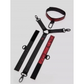 Ошейник с наручниками Reversible Faux Leather Collar and Wrist - Fifty Shades of Grey - купить с доставкой в Тюмени