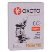 Набор из 4 презервативов OKOTO MegaMIX - Sitabella - купить с доставкой в Тюмени