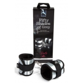 Серо-черные наручники Totally His - Fifty Shades of Grey - купить с доставкой в Тюмени