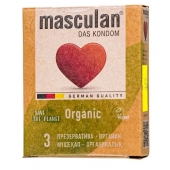 Экологически чистые презервативы Masculan Organic - 3 шт. - Masculan - купить с доставкой в Тюмени