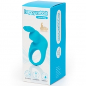 Голубое эрекционное виброкольцо Happy Rabbit Rechargeable Rabbit Cock Ring - Happy Rabbit - в Тюмени купить с доставкой