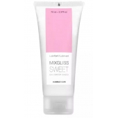 Смазка на водной основе Mixgliss Sweet с ароматом бабл-гам - 70 мл. - Mixgliss - купить с доставкой в Тюмени