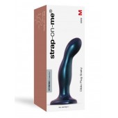 Темно-синяя насадка Strap-On-Me Dildo Plug Snaky size M - Strap-on-me - купить с доставкой в Тюмени