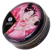 Массажная свеча Rose Petals с ароматом розы - 30 мл. - Shunga - купить с доставкой в Тюмени