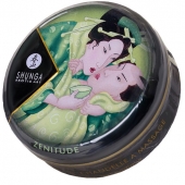 Массажная свеча Exotic Green Tea с ароматом зелёного чая - 30 мл. - Shunga - купить с доставкой в Тюмени