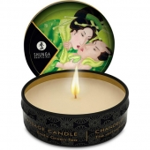 Массажная свеча Exotic Green Tea с ароматом зелёного чая - 30 мл. - Shunga - купить с доставкой в Тюмени