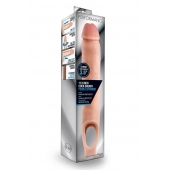 Телесная насадка на пенис 11.5 Inch Cock Sheath Penis Extender - 29,2 см. - Blush Novelties - в Тюмени купить с доставкой