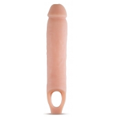 Телесная насадка на пенис 11.5 Inch Cock Sheath Penis Extender - 29,2 см. - Blush Novelties - в Тюмени купить с доставкой
