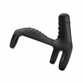 Черная вибронасадка на пенис Vibrating Penis Sling - Baile - в Тюмени купить с доставкой