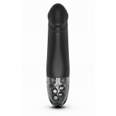 Черный вибратор с электростимуляцией Real Deal Neal - 16,5 см. - MyStim - купить с доставкой в Тюмени