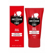 Крем-пролонгатор CBD from Amsterdam Delay Cream - 50 мл. - Shots Media BV - купить с доставкой в Тюмени