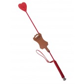 Стек с красным наконечником-сердечком - 70 см. - Sitabella - купить с доставкой в Тюмени