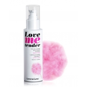 Съедобное согревающее массажное масло Love Me Tender Cotton Candy с ароматом сладкой ваты - 100 мл. - Love to Love - купить с доставкой в Тюмени