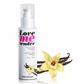Съедобное согревающее массажное масло Love Me Tender Vanilla с ароматом ванили - 100 мл. - Love to Love - купить с доставкой в Тюмени