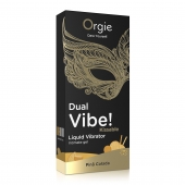 Съедобный гель Dual Vibe Pina Colada с эффектом вибрации и вкусом коктейля пина колада - 15 мл. - ORGIE - купить с доставкой в Тюмени