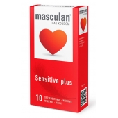 Презервативы Masculan Sensitive plus - 10 шт. - Masculan - купить с доставкой в Тюмени