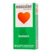 Презервативы анатомической формы Masculan Anatomic - 10 шт. - Masculan - купить с доставкой в Тюмени