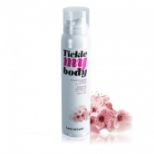 Массажная хрустящая пенка Tickle My Body Cherry Blossom с ароматом вишневого цвета - 150 мл. - Love to Love - купить с доставкой в Тюмени