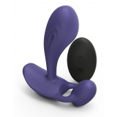 Темно-синий вибромассажер Witty P G Vibrator with Remote Control - Love to Love - в Тюмени купить с доставкой