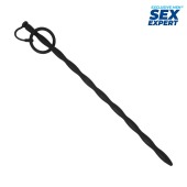 Черный стимулятор уретры Sex Expert - Sex Expert - купить с доставкой в Тюмени