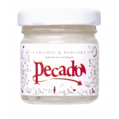 Массажная свеча Caramel   Popcorn - 35 мл. - Pecado - купить с доставкой в Тюмени