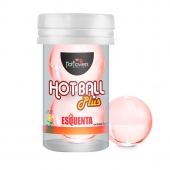 Лубрикант на масляной основе Hot Ball Plus с разогревающим эффектом (2 шарика по 3 гр.) - HotFlowers - купить с доставкой в Тюмени