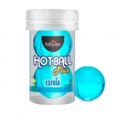 Лубрикант на масляной основе Hot Ball Plus с охлаждающим эффектом (2 шарика по 3 гр.) - HotFlowers - купить с доставкой в Тюмени