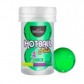 Лубрикант на силиконовой основе Hot Ball Plus с покалывающим эффектом (2 шарика по 3 гр.) - HotFlowers - купить с доставкой в Тюмени