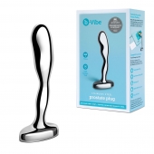Стальной стимулятор простаты Stainless Steel Prostate Plug - 11,5 см. - b-Vibe - в Тюмени купить с доставкой