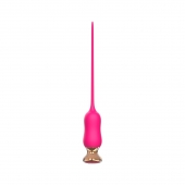 Розовый тонкий стимулятор Nipple Vibrator - 23 см. - I-MOON - купить с доставкой в Тюмени