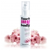 Силиконовый лубрикант 2-в-1 Touch My Body с ароматом вишнёвого цвета - 100 мл. - Love to Love - купить с доставкой в Тюмени