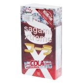 Ароматизированные презервативы Sagami Xtreme COLA - 10 шт. - Sagami - купить с доставкой в Тюмени