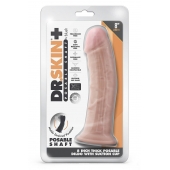 Телесный фаллоимитатор 8-Inch Thick Posable Dildo - 20,3 см. - Blush Novelties