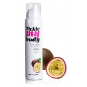 Массажная хрустящая пенка Tickle my body с ароматом маракуйи - 150 мл. - Love to Love - купить с доставкой в Тюмени