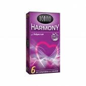 Презервативы с рёбрышками Domino Harmony - 6 шт. - Domino - купить с доставкой в Тюмени