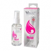 Возбуждающая силиконовая вагинальная смазка Yes Heat - 50 мл. - Sitabella - купить с доставкой в Тюмени