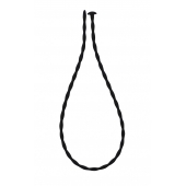 Черный уретральный массажер Glide Small - 30 см. - Lola Games - купить с доставкой в Тюмени