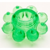Зеленое эрекционное кольцо-цветок - Toyfa Basic - в Тюмени купить с доставкой Зеленое эрекционное кольцо-цветок - Toyfa Basic - в Тюмени купить с доставкой