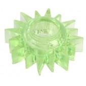 Зеленое эрекционное кольцо-солнце - Toyfa Basic - в Тюмени купить с доставкой
