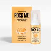 Жидкий вибратор Nuei Rock Me! с ароматом печенья и сливок - 20 мл. - Nuei cosmetics - купить с доставкой в Тюмени