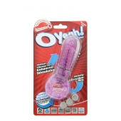 Фиолетовое эрекционное кольцо с вибрацией и пальчиком OYEAH PURPLE - Screaming O - в Тюмени купить с доставкой