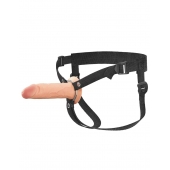 Полый страпон на ремнях 6’’ Hollow Silicone Strap-on - Pipedream - купить с доставкой в Тюмени