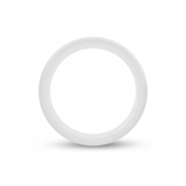 Белое люминесцентное эрекционное кольцо Silicone Glo Cock Ring - Blush Novelties - в Тюмени купить с доставкой