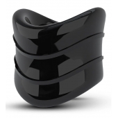 Черное эрекционное кольцо на мошонку Beef Ball Stretcher Snug X Long - Blush Novelties - в Тюмени купить с доставкой