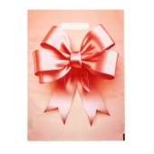 Пакет с принтом в виде банта с вырубной ручкой (30х40 см) - Сима-Ленд - купить с доставкой в Тюмени