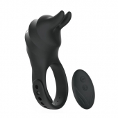 Черное эрекционное кольцо Usagi с ушками и пультом ДУ - BeYourLover - в Тюмени купить с доставкой Черное эрекционное кольцо Usagi с ушками и пультом ДУ - BeYourLover - в Тюмени купить с доставкой